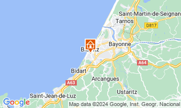 Mapa Biarritz Apartamento 125991