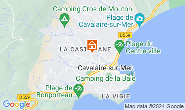 Mapa Cavalaire-sur-Mer Villa 123584