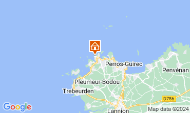 Mapa Perros-Guirec Apartamento 39001