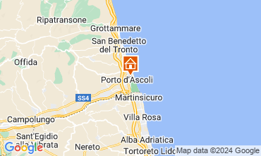 Mapa San Benedetto del Tronto Apartamento 43666