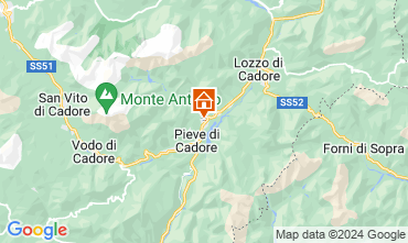 Mapa Cortina d'Ampezzo Apartamento 26458