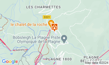 Mapa La Plagne Chalet 123096