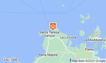 Mapa Santa Teresa di Gallura Apartamento 96452