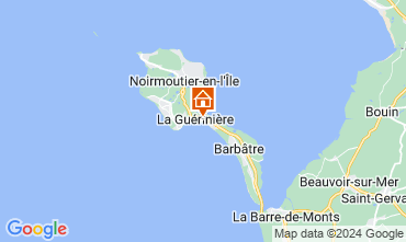 Mapa Noirmoutier en l'le Villa 7202