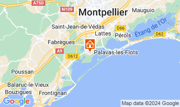Mapa Villeneuve-Les-Maguelone Apartamento 43728