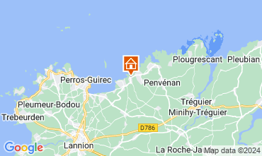 Mapa Perros-Guirec Apartamento 114258