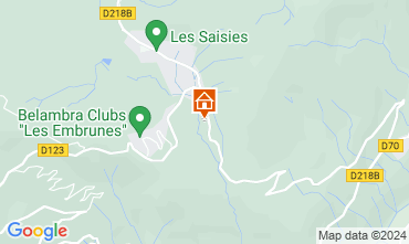 Mapa Les Saisies Chalet 2720