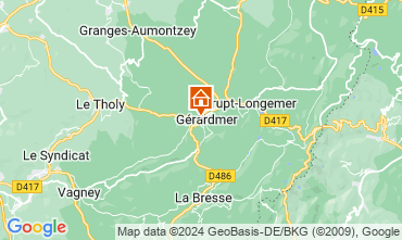 Mapa Grardmer Chalet 129120