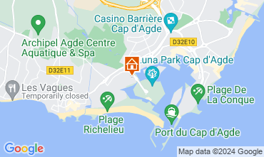 Mapa Cap d'Agde Apartamento 6186