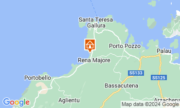 Mapa Santa Teresa di Gallura Villa 109654