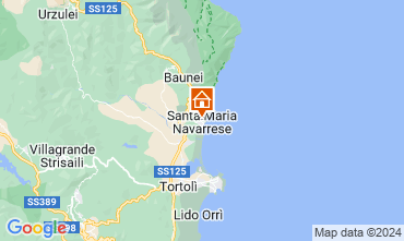 Mapa Santa Maria Navarrese Villa 118243