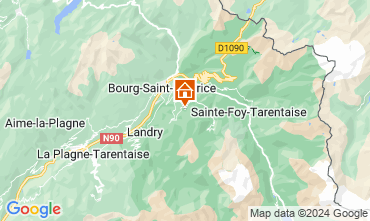 Mapa Les Arcs Chalet 89274