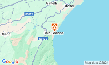 Mapa Cala Gonone Apartamento 129186