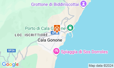 Mapa Cala Gonone Apartamento 129186