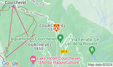 Mapa Courchevel Chalet 58837