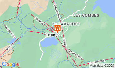 Mapa Tignes Apartamento 68749