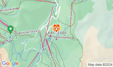 Mapa Les Arcs Estudio 255