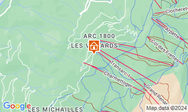 Mapa Les Arcs Apartamento 330