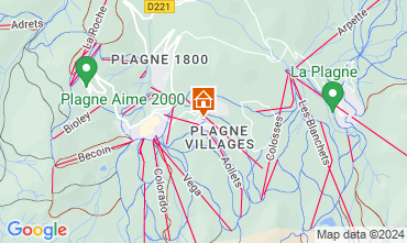 Mapa La Plagne Estudio 65473