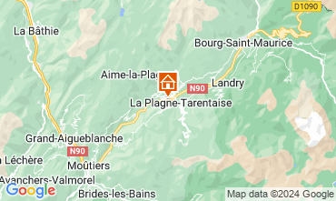 Mapa La Plagne Estudio 27285